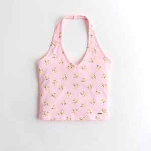 hollister pink tank!